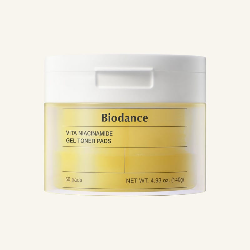 Vita Niacinamide Gel Toner Pad professional product photo ready to upload to shopify
