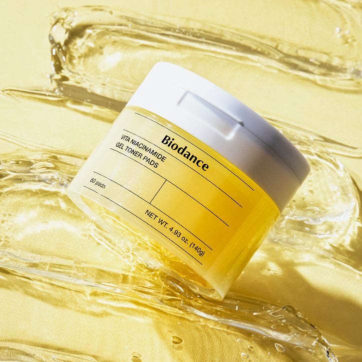 Vita Niacinamide Gel Toner Pad professional product photo ready to upload to shopify