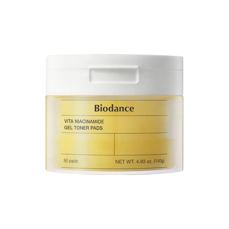 Vita Niacinamide Gel Toner Pad professional product photo ready to upload to shopify