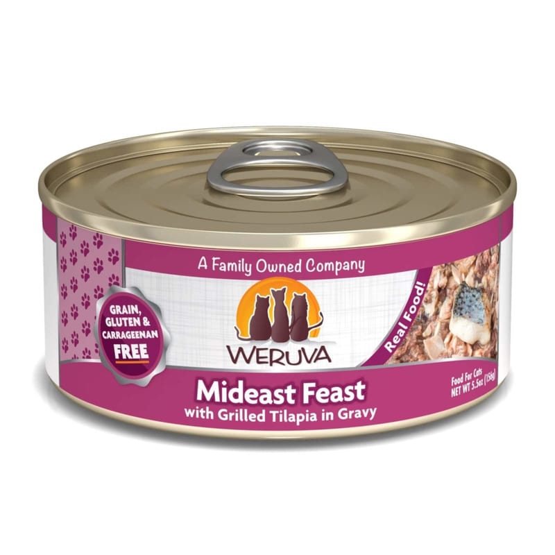 WERUVA Cat Mideast Feast 10oz professional product photo ready to upload to shopify