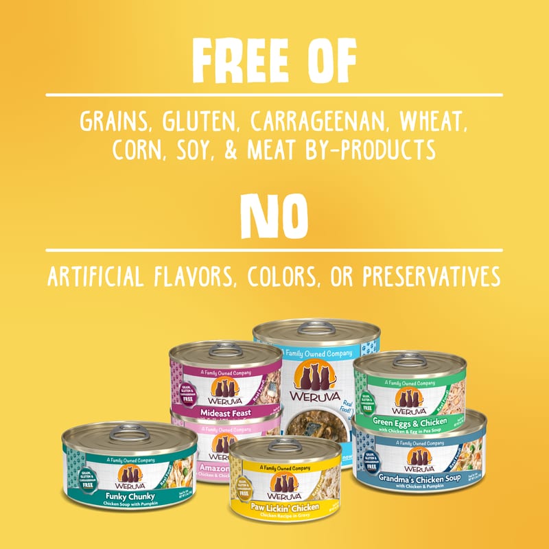 WERUVA Cat Mideast Feast 5.5oz professional product photo ready to upload to shopify
