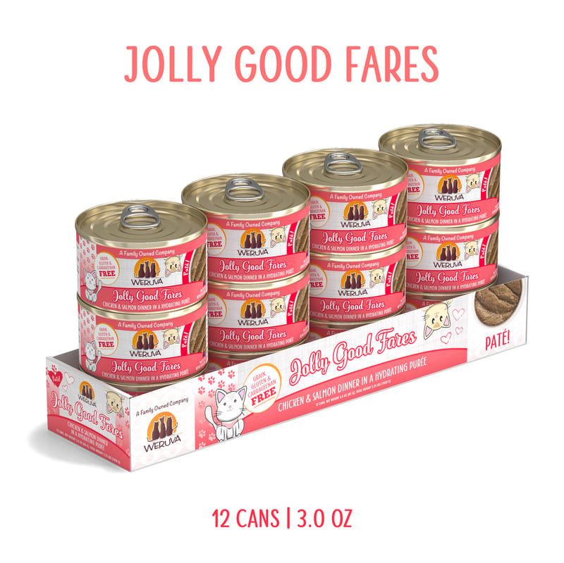 WERUVA Cat Pate Jolly Good Fares 3oz professional product photo ready to upload to shopify