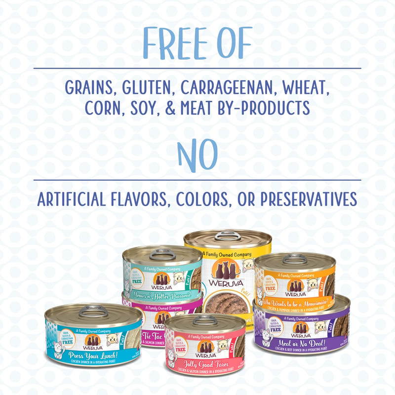 WERUVA Cat Pate Jolly Good Fares 3oz professional product photo ready to upload to shopify