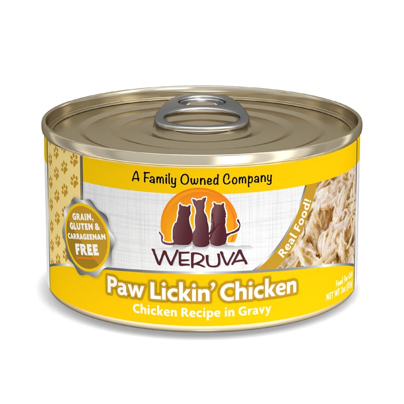 WERUVA Cat Paw Lickin' Chicken 10oz professional product photo ready to upload to shopify