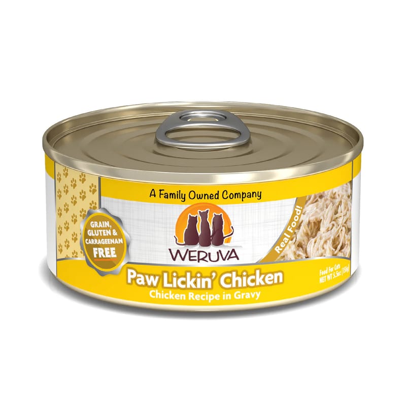 WERUVA Cat Paw Lickin' Chicken 3oz professional product photo ready to upload to shopify