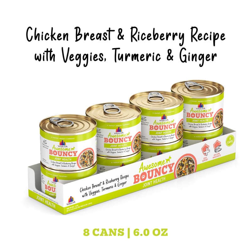 WERUVA DOG BOUNCY CHICKEN & RICE 6OZ professional product photo ready to upload to shopify