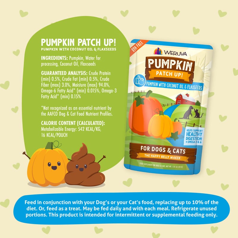WERUVA DOG CAT PUMPKIN COCONUT OIL 2.8OZ professional product photo ready to upload to shopify