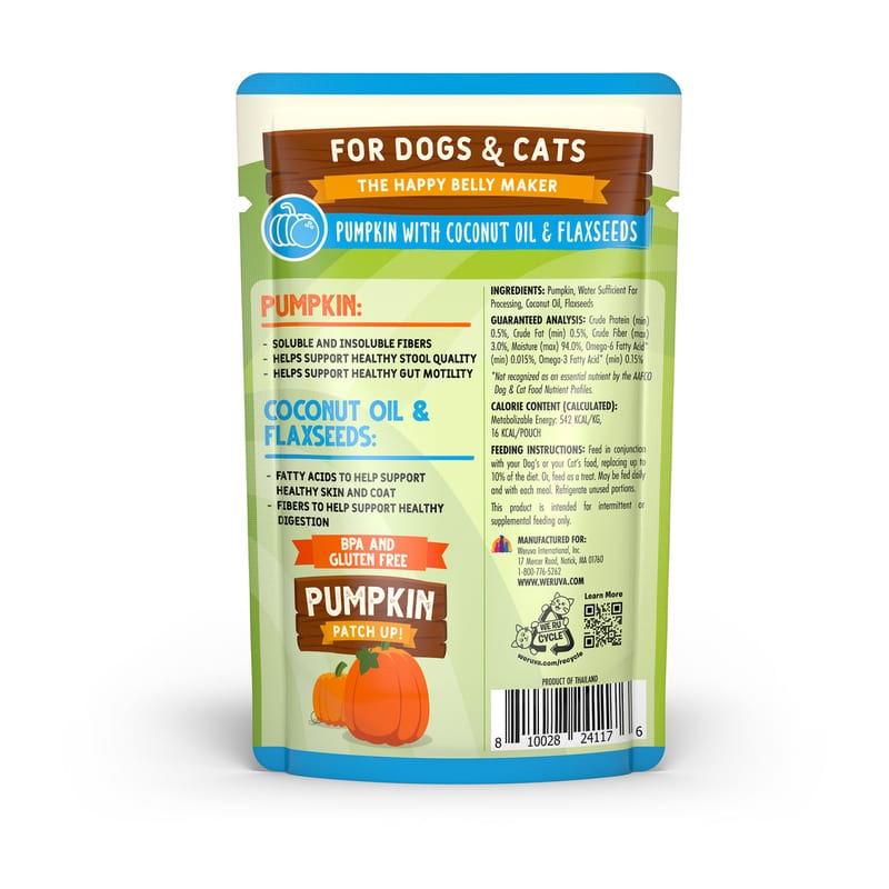 WERUVA DOG CAT PUMPKIN COCONUT OIL 2.8OZ professional product photo ready to upload to shopify