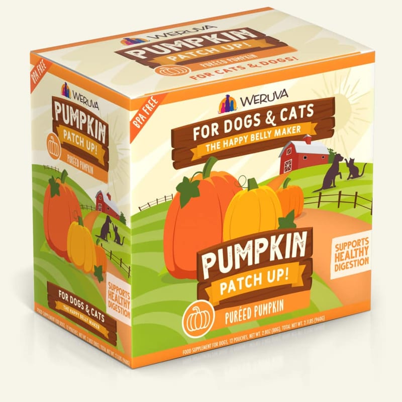 WERUVA Dog Cat Pumpkin Ginger 2.8oz professional product photo ready to upload to shopify