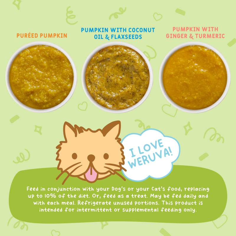 WERUVA Dog & Cat Pumpkin Patch Up 1.05oz Variety Pack 12 Pack professional product photo ready to upload to shopify