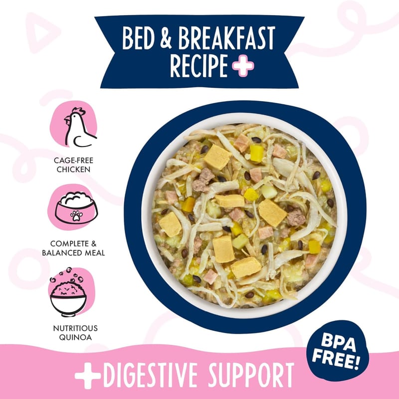 WERUVA DOG MEALS N' MORE BED AND BREAKFAST RECIPE 3.5OZ professional product photo ready to upload to shopify