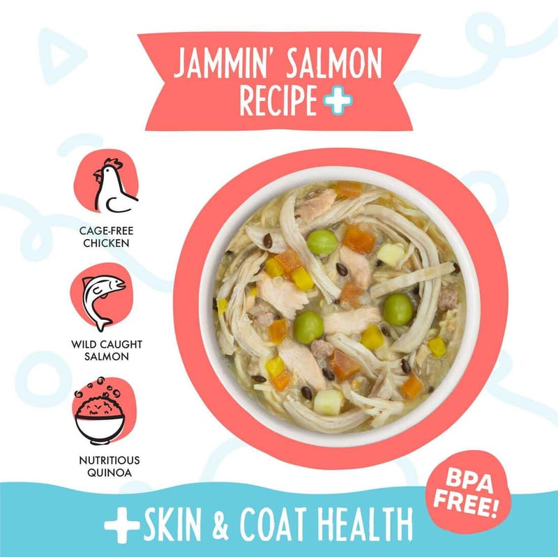 WERUVA DOG MEALS N' MORE JAMMIN SALMON RECIPE 3.5OZ professional product photo ready to upload to shopify
