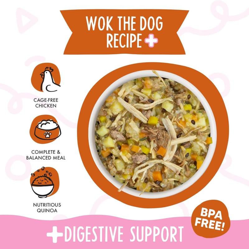 WERUVA Dog Meals N' More Wok The Dog Recipe 3.5oz professional product photo ready to upload to shopify
