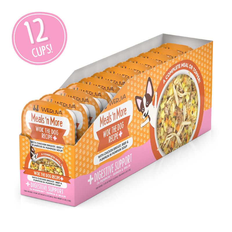 WERUVA Dog Meals N' More Wok The Dog Recipe 3.5oz professional product photo ready to upload to shopify