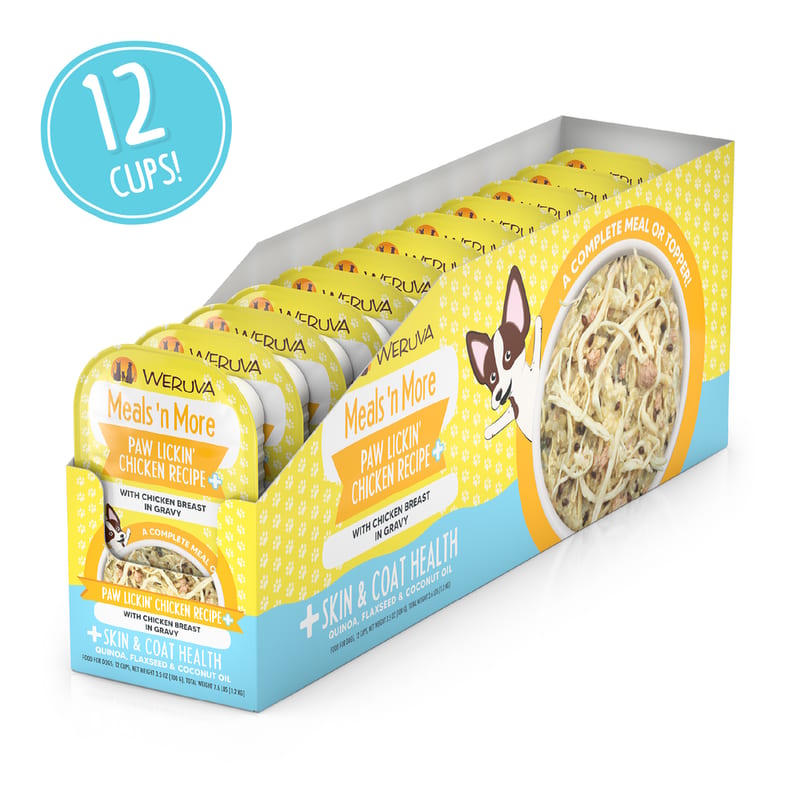 Weruva Meals and More Paw Lickin Chicken Recipe professional product photo ready to upload to shopify