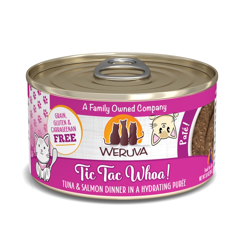 Weruva PATE Can - Tic Tac Whoa! Tuna & Salmon 3oz professional product photo ready to upload to shopify