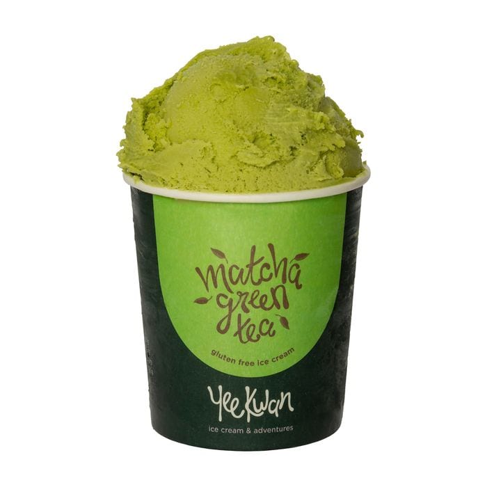 Yee Kwan Matcha Green Tea Ice Cream 125ml professional product photo ready to upload to shopify