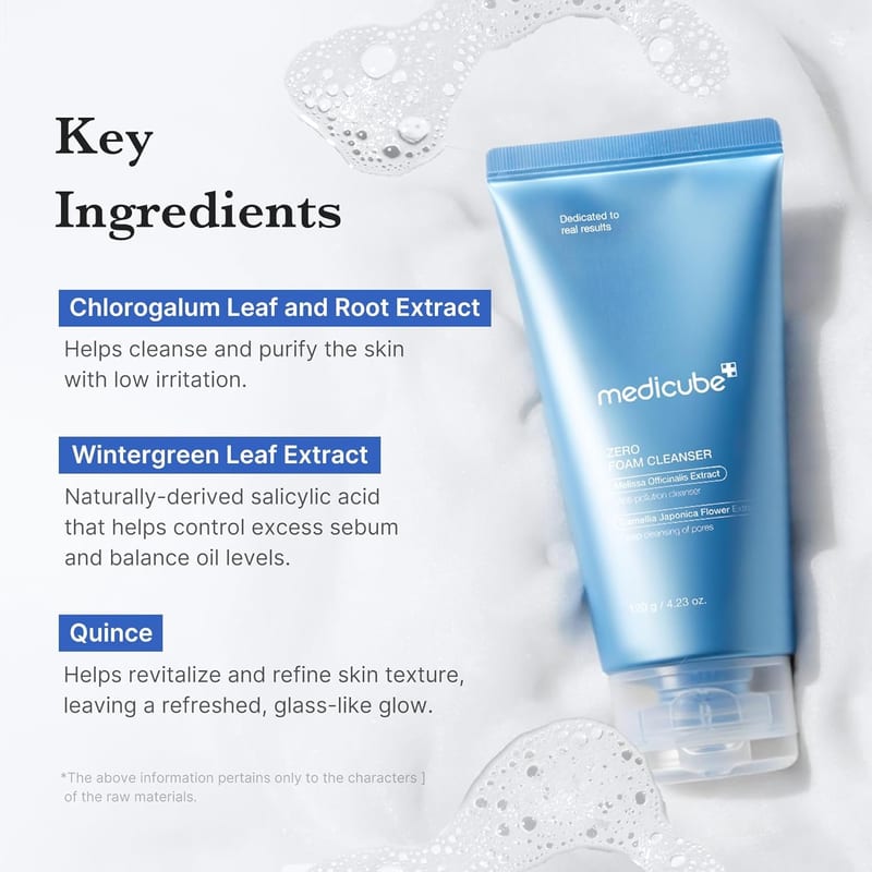 ZERO FOAM CLEANSER 120g professional product photo ready to upload to shopify
