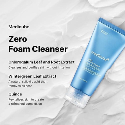ZERO FOAM CLEANSER 120g professional product photo ready to upload to shopify