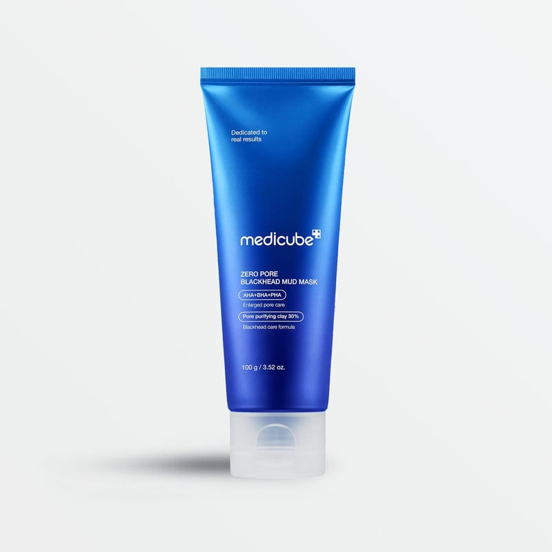 ZERO PORE BLACKHEAD MUD MASK 100g professional product photo ready to upload to shopify
