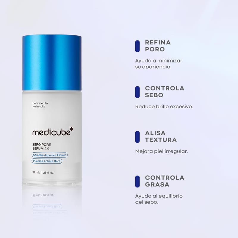 ZERO PORE SERUM 2.0 37ml professional product photo ready to upload to shopify